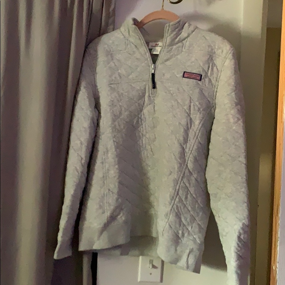 Vineyard vines medium women’s quilted 3/4 zip
